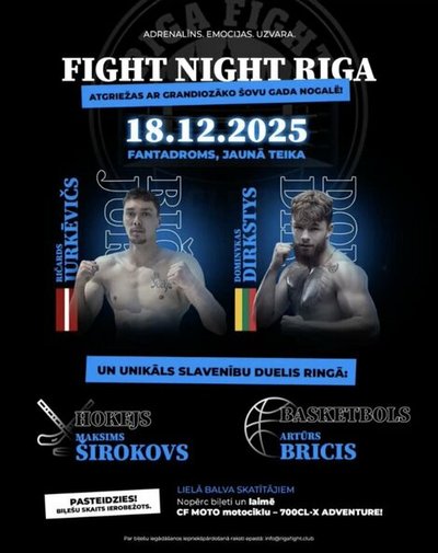 Dominykas Dirkstys kausis Latvijoje