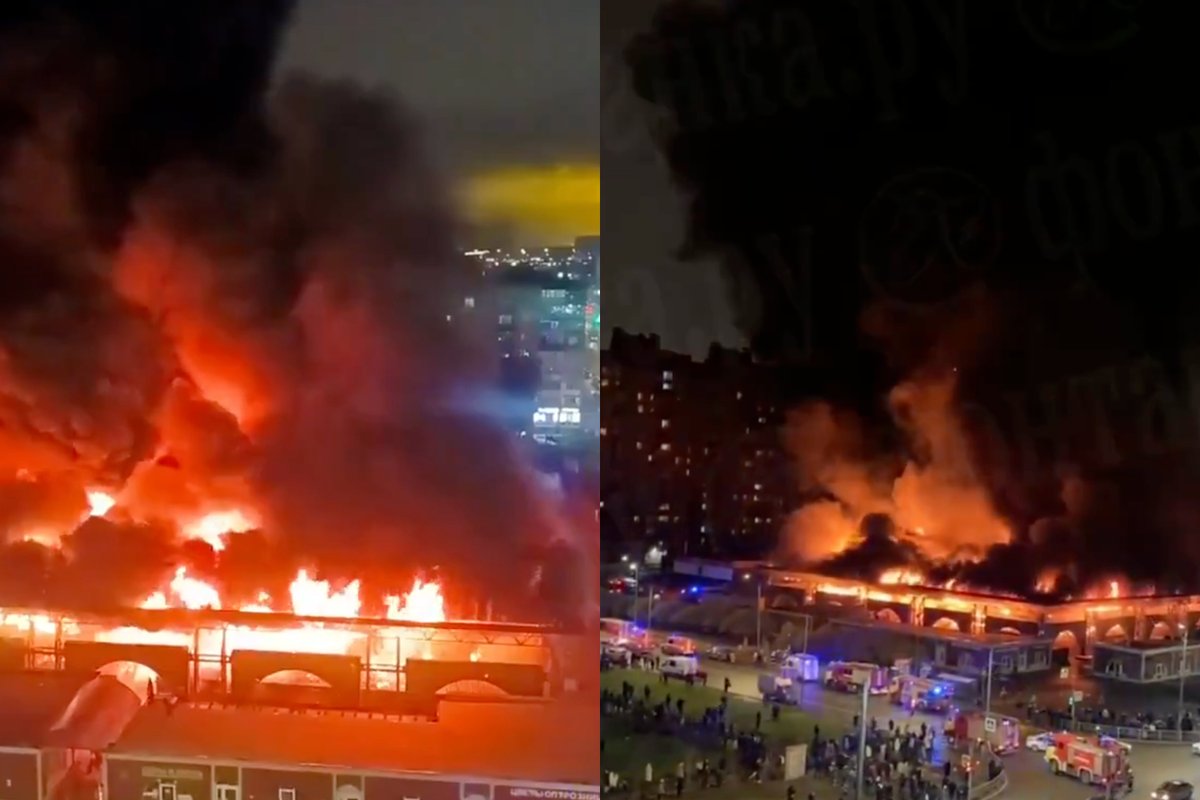 Sankt Peterburge – didelis gaisras