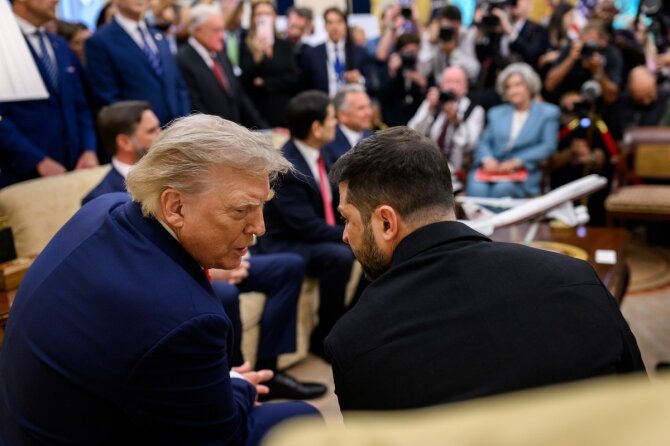 ZumaPress/Scanpix/Donaldas Trumpas, Volodymyras Zelenskis