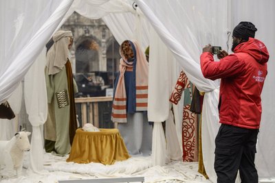 Prakartėlė Briuselyje