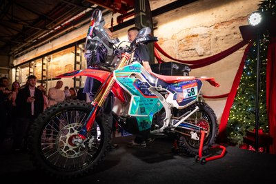  Dakaro motociklininko Dovydo Karkos pristatymas