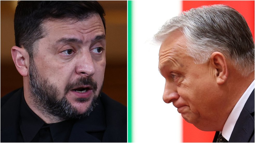 Orbanas išliejo pyktį ant Zelenskio (nuotr. SCANPIX) tv3.lt fotomontažas