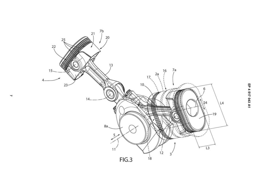 Ferrari patento brėžiniai (nuotr. gamintojo)