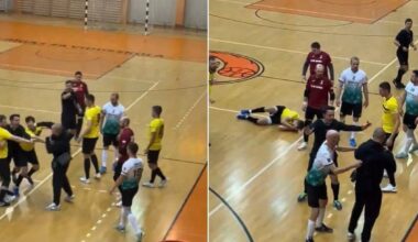 Futbolininkai Rygoje įdarbino kumščius, vienas – nokautuotas