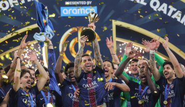 Paryžiaus „Saint-Germain“ klubas džiaugėsi istoriniu Tarpkontinentinės taurės triumfu - Delfi
