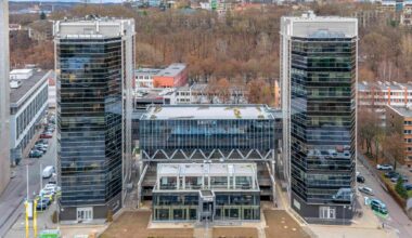 Sostinėje baigtas netipinės konstrukcijos pastatas