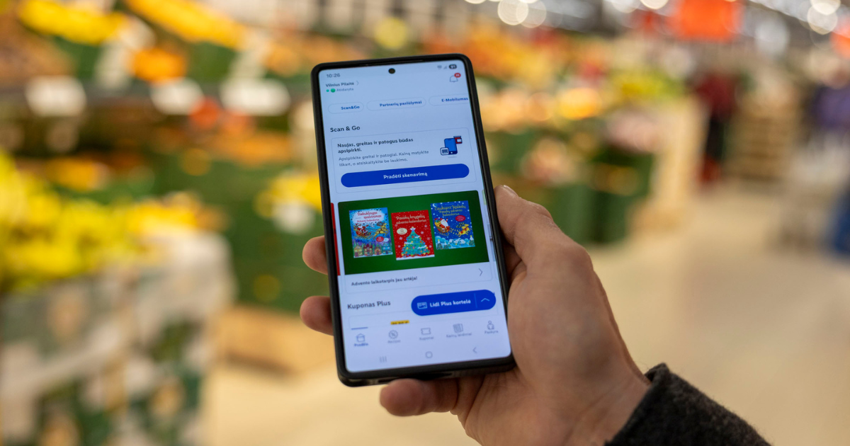 „Lidl“ pristato naujovę norintiems apsipirkti dar greičiau: pradeda veikti savarankiško skenavimo sistema „Scan&Go“