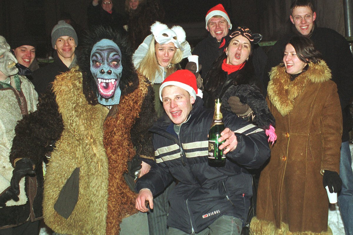 Kaip pastaruosius 25 metus atrodė Naujųjų sutikimas Vilniuje