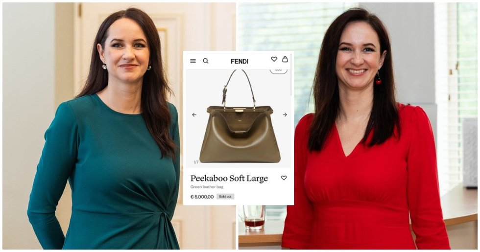 Inga Ruginienė, rankinė (nuotr. BNS/Robertas Riabovas, Facebook)