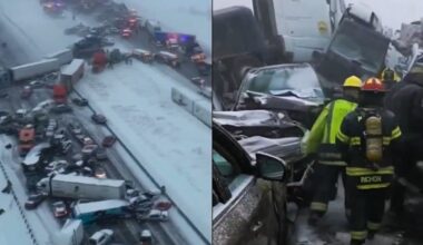 JAV greitkelyje – kraują stingdanti avarija: atrodo lyg pasaulio pabaiga