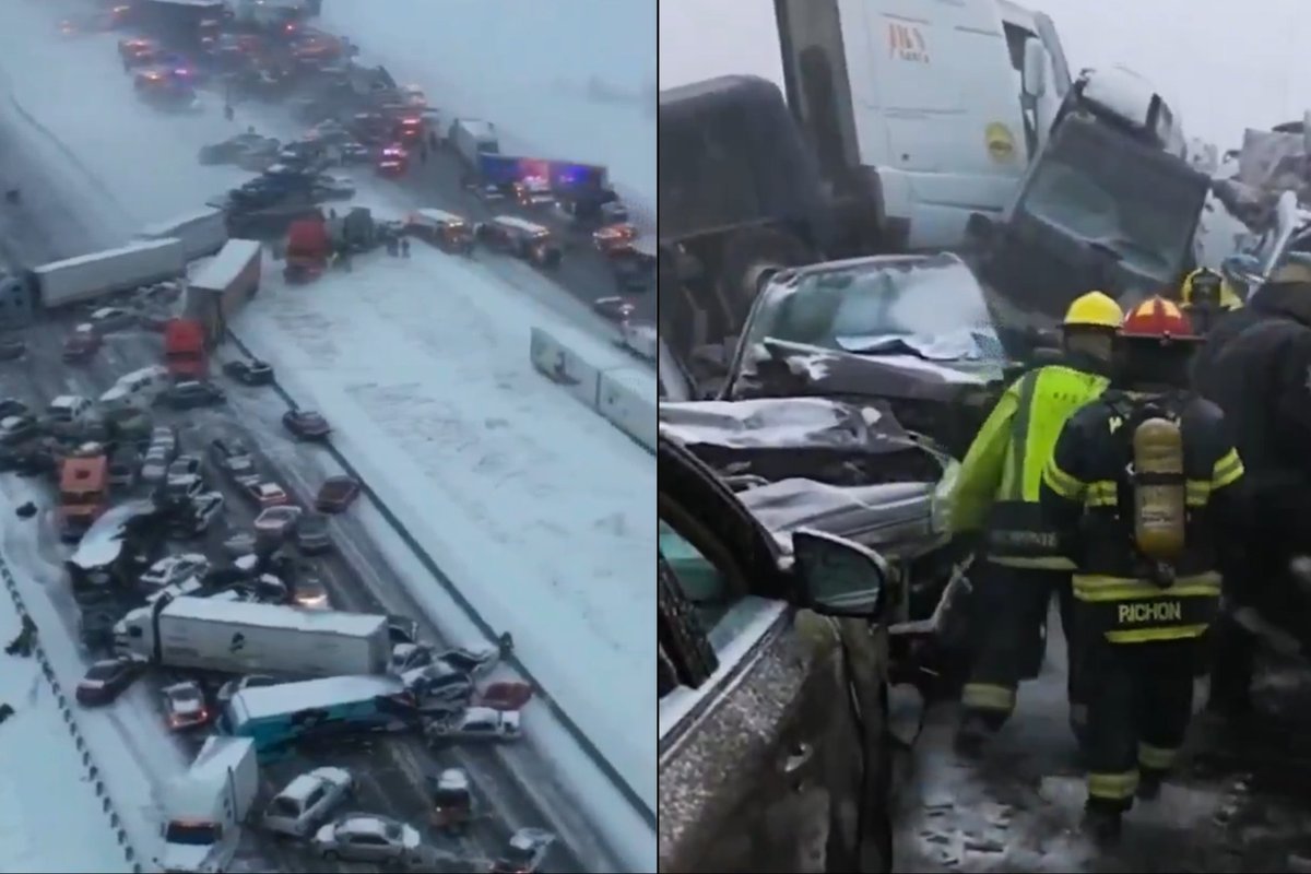 JAV greitkelyje – kraują stingdanti avarija: atrodo lyg pasaulio pabaiga