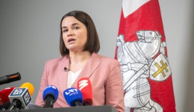 Policija perima Baltarusijos opozicijos lyderės Cichanouskajos apsaugą