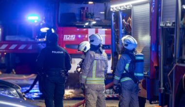 Kėdainiuose esančiame daugiabutyje degė sofa-lova