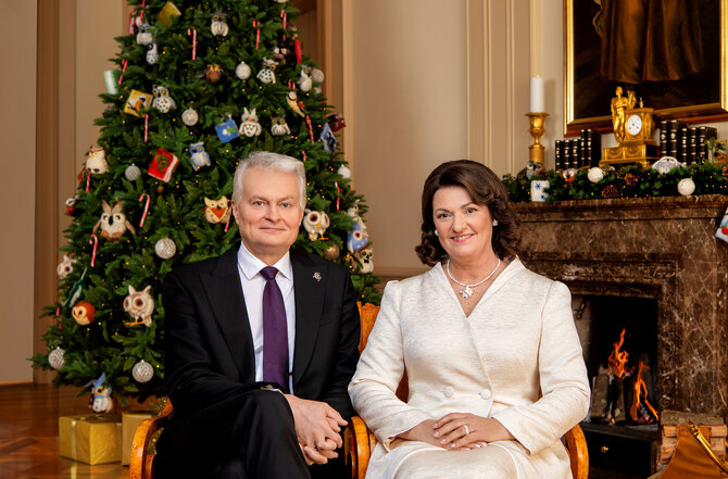 Prezidentūros nuotr./Gitanas Nausėda, Diana Nausėdienė