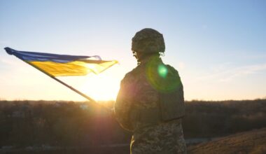 Ukrainos gynėjai Pokrovsko centre iškėlė savo vėliavą