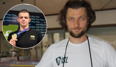 Jaunas plaukikas stoja mūru už kaltinamą trenerį: „Tą frazę pasakiau aš, o ne jis!“ | Sportas