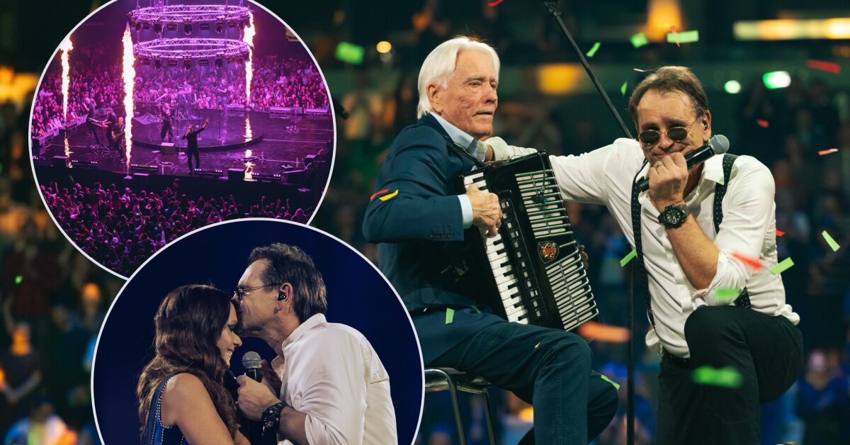 Marijono Mikutavičiaus metų koncertas: gerbėjų euforija ir aukso vertės siurprizas – „Trys milijonai“ su tėčiu | Vardai