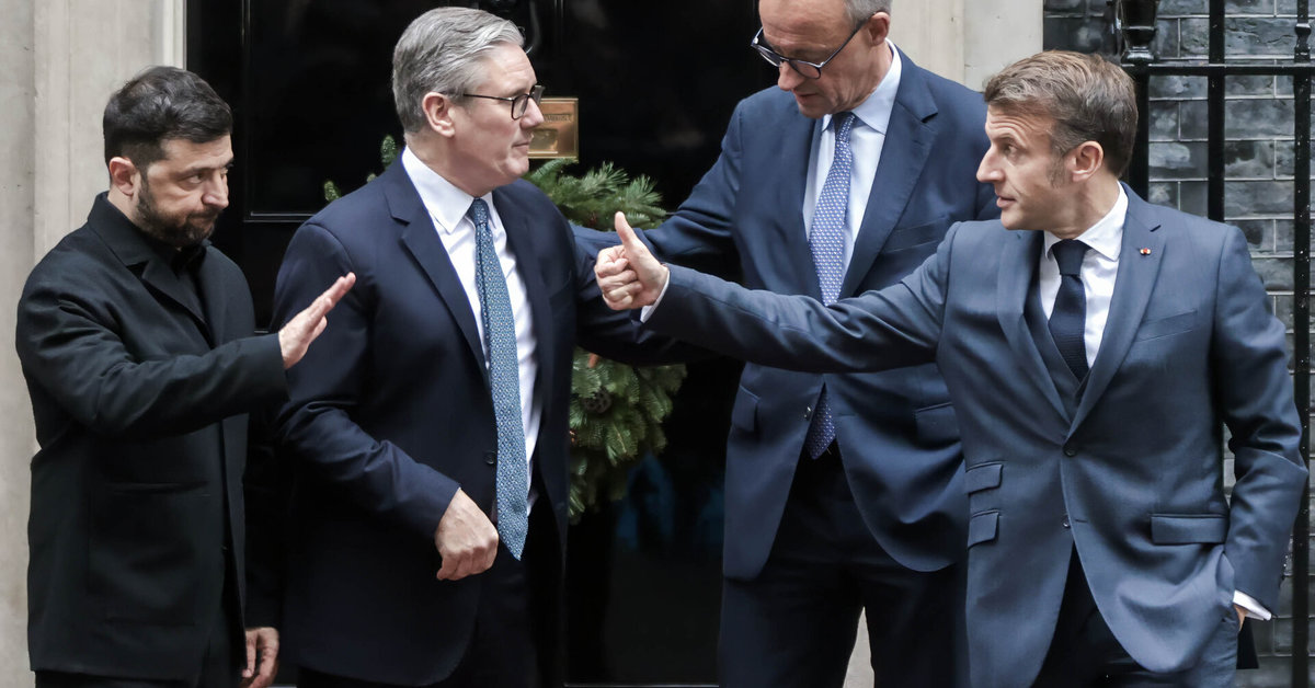 Prancūzijos, Britanijos ir Vokietijos lyderiai su Donaldu Trumpu pasikalbėjo apie Ukrainą