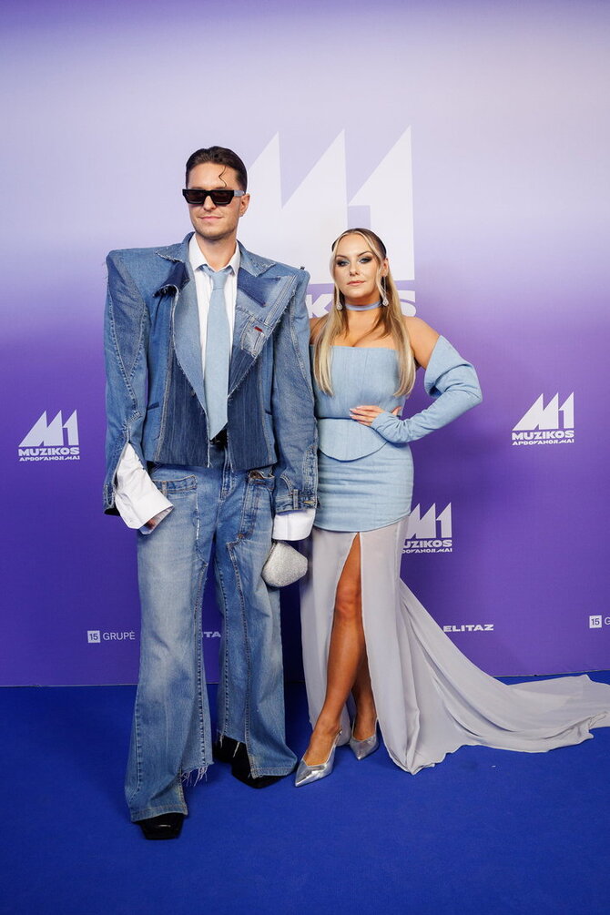 Teodoro Biliūno / BNS nuotr./Martynas Kavaliauskas su žmona Rusne