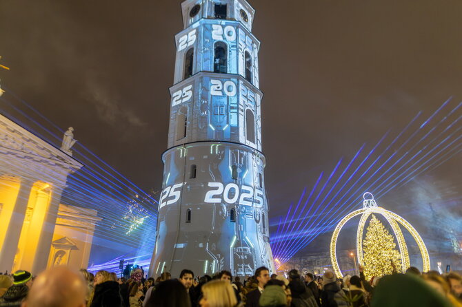 Sauliaus Žiūros nuotr./Naujieji metai Vilniuje