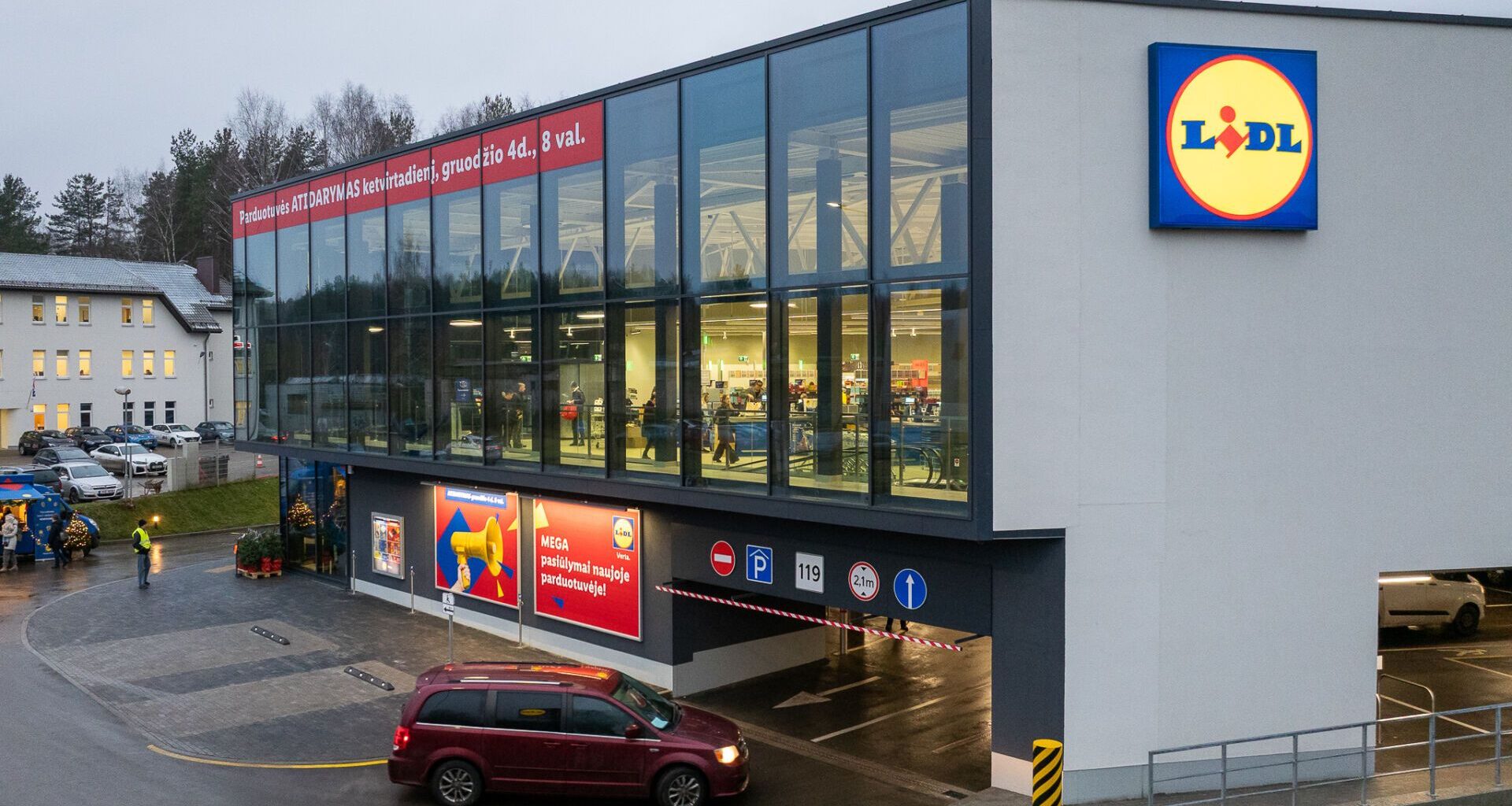 Vilniuje „Lidl“ atidarė naujo tipo parduotuvę