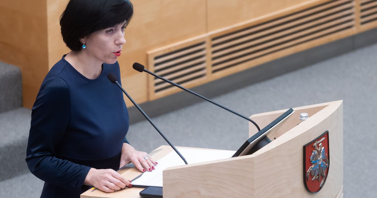 „Siekiu apsaugoti laisvos nuomonės raišką": Vaida Aleknavičienė atsakė į opozicijos klausimus - Respublika.lt