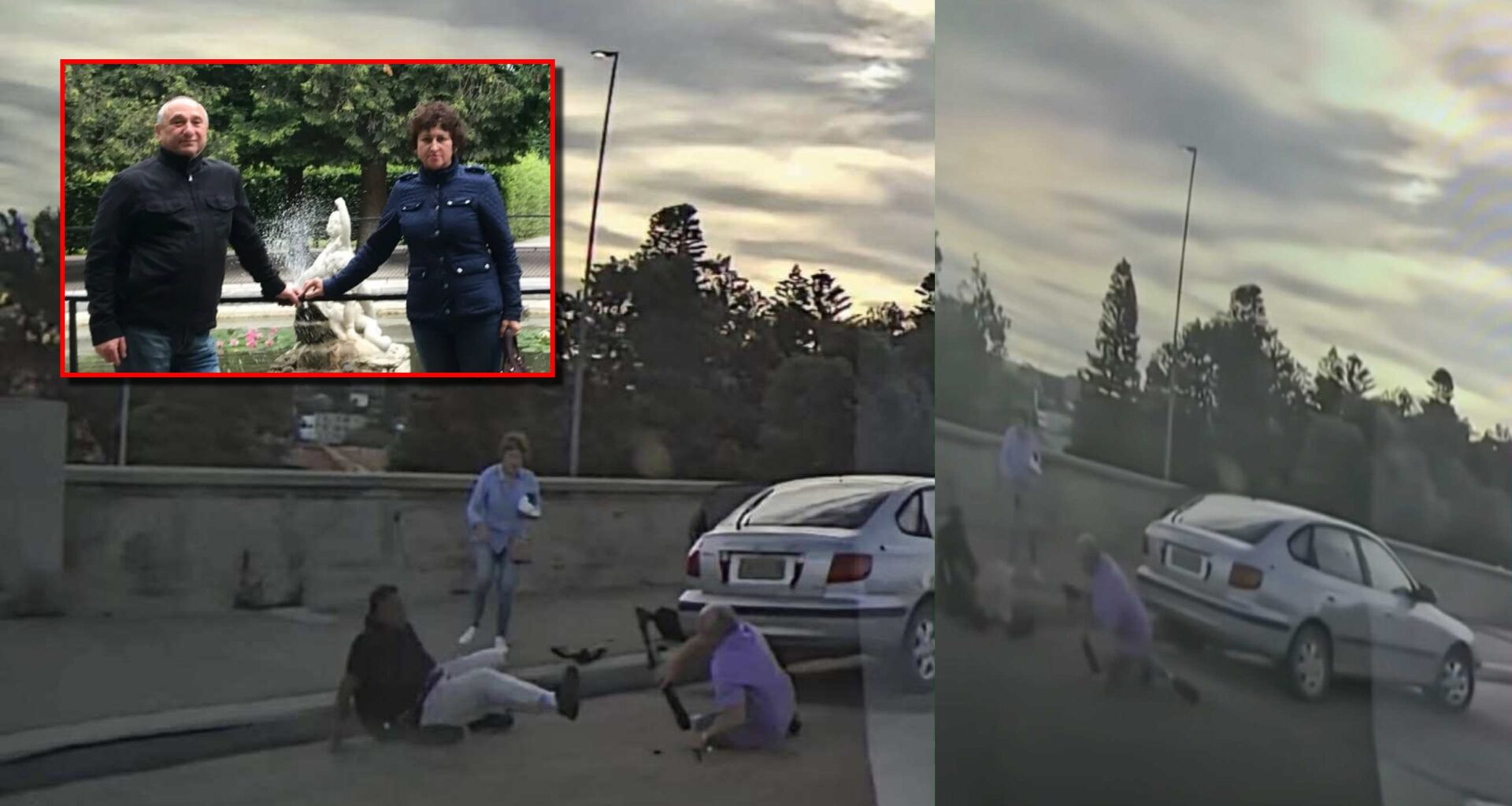 vaizdo įraše – dramatiškos grumtynės