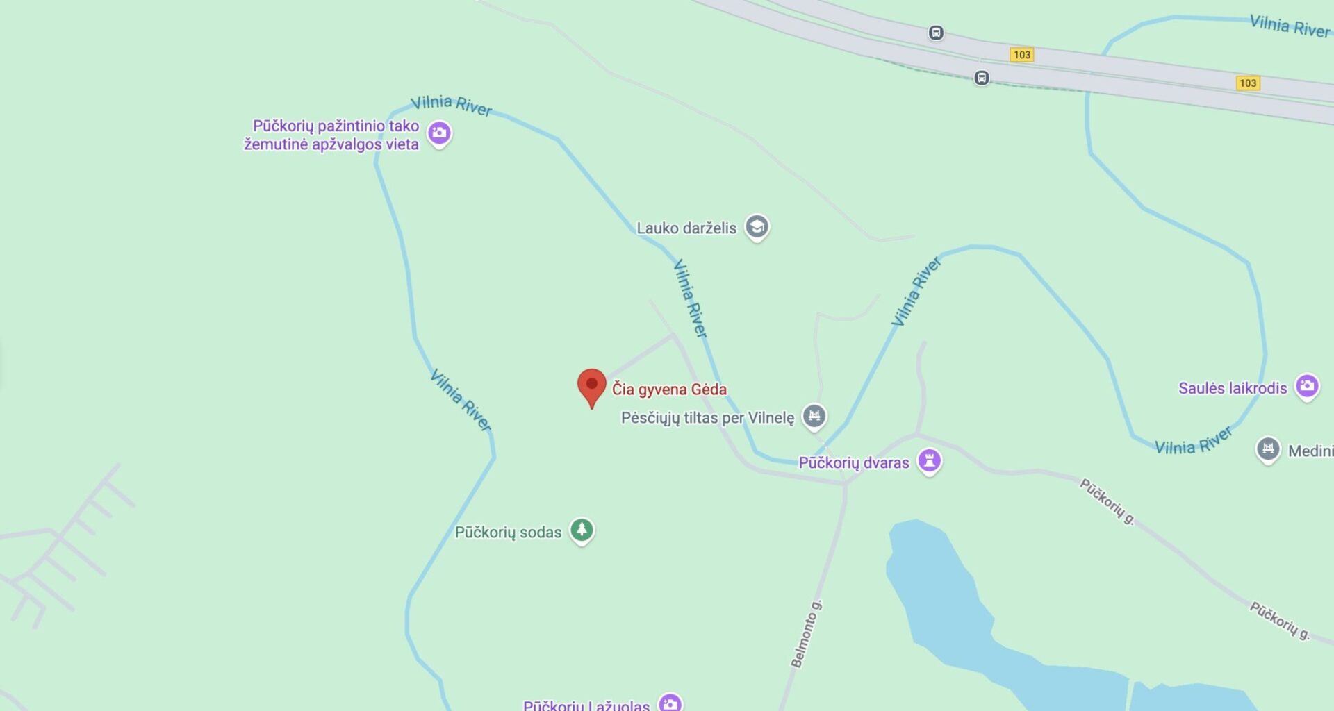 „Čia gyvena Gėda” - vilniečiai protestuoja jau ir per „GoogleMaps“