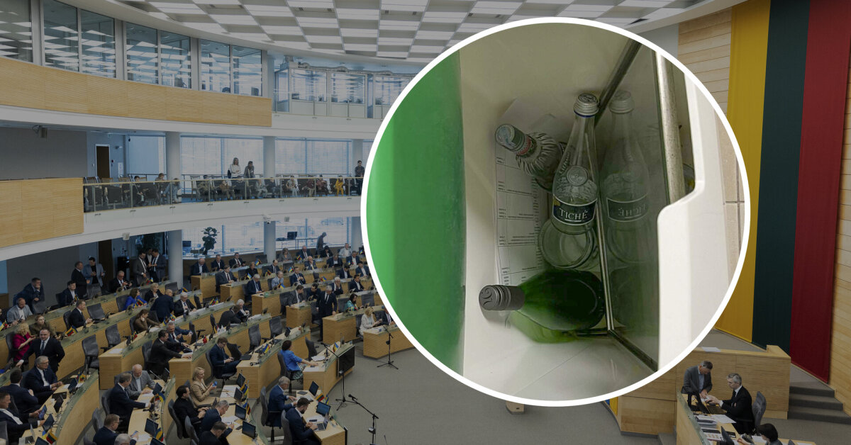 Po naktinio posėdžio – įspūdingas radinys prie Seimo salės: valdantieji neatmeta opozicijos provokacijos