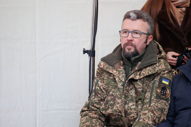 Eriko Ovčarenko / BNS nuotr./Petro Vileišio skulptūros kūrėjas