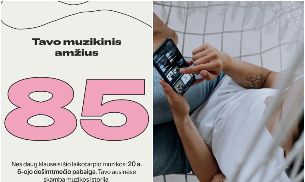 „Spotify Wrapped“ muzikinis „amžius“ daug ką nustebino