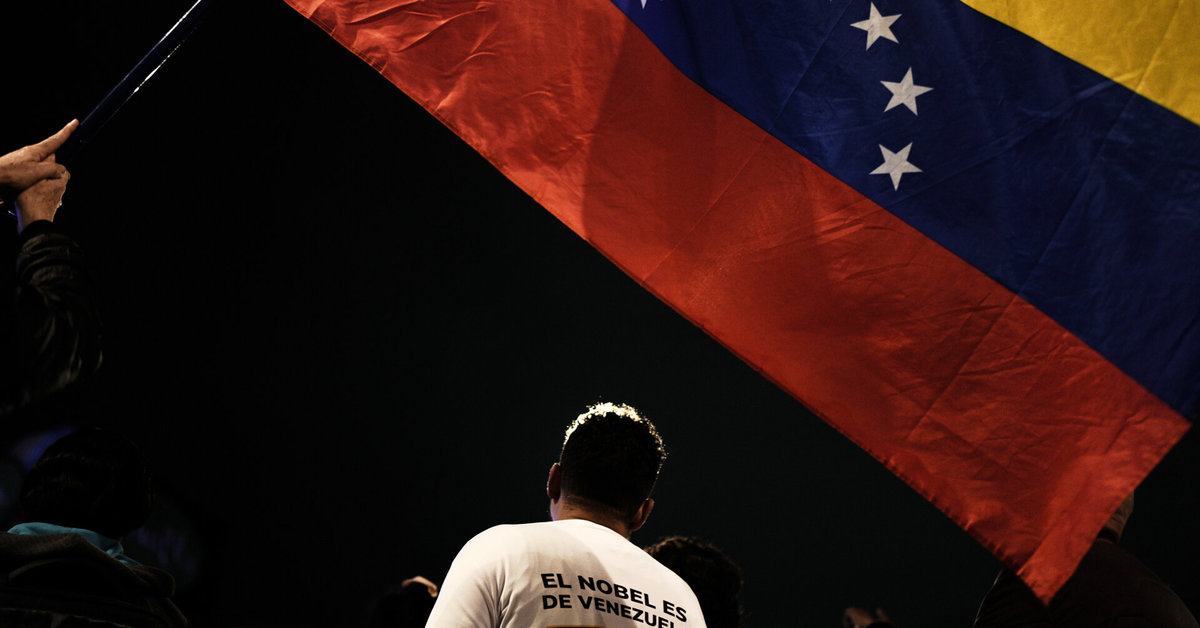 Organizatoriai: Nobelio spaudos konferencija su Venesuelos opozicijos lydere nukelta