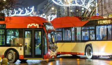 Naujųjų metų naktį viešasis transportas Vilniuje – nemokamas