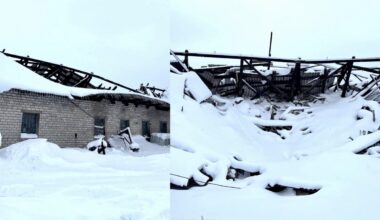 Dėl sunkaus sniego Plungės rajone įgriuvo ūkinių pastatų stogai