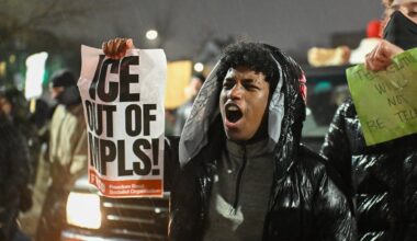 Įtampa JAV: ketvirtadienio protestai Mineapolyje