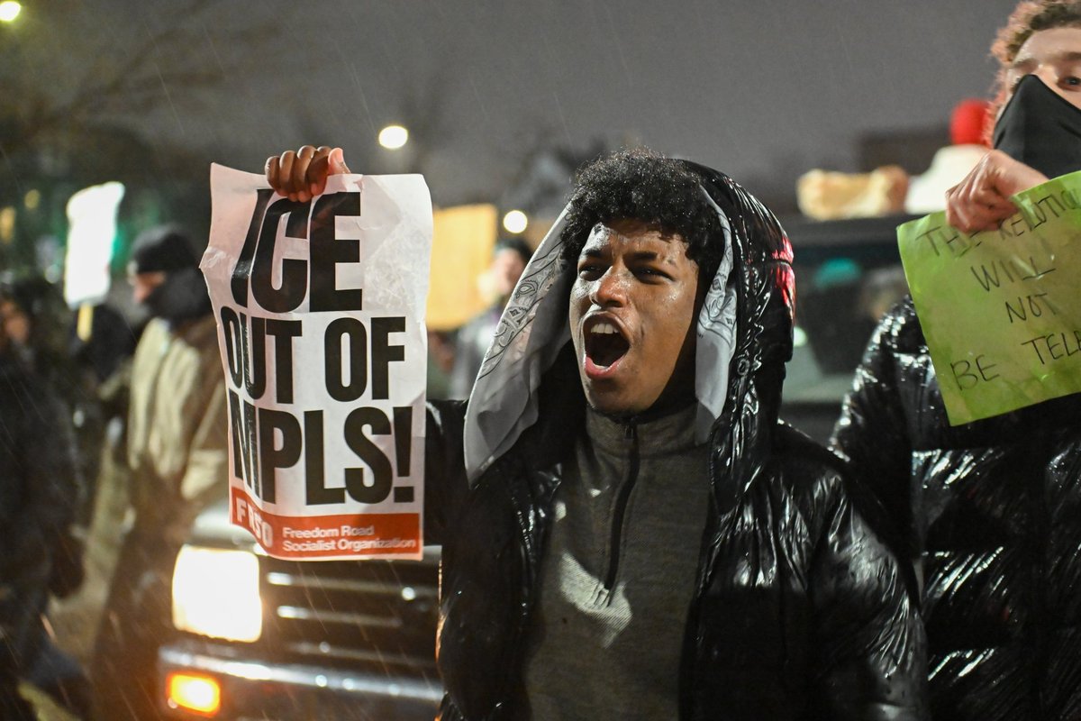 Įtampa JAV: ketvirtadienio protestai Mineapolyje