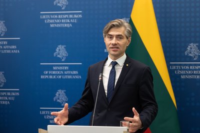 Kęstutis Budrys Vilniuje susitiko su Vokietijos užsienio reikalų ministru Johann Wadephul