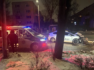 Troleibuso avarija Vilniuje