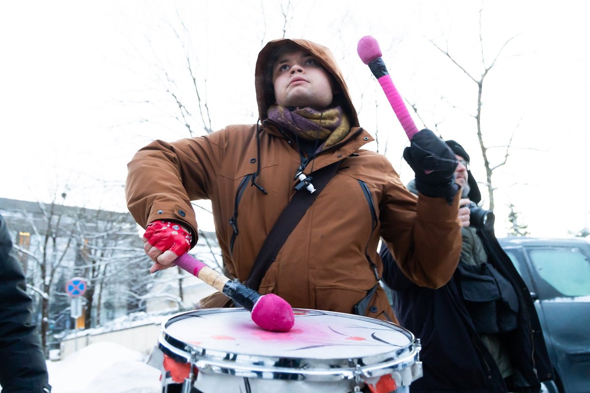 Prie JAV ambasados – protestas prieš Trumpo užsienio politiką Grenlandijos atžvilgiu