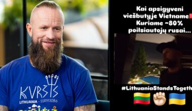 Aurimas Mockus pasiuntė linkėjimą rusams