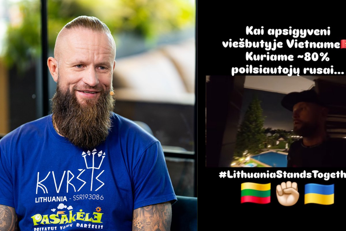 Aurimas Mockus pasiuntė linkėjimą rusams