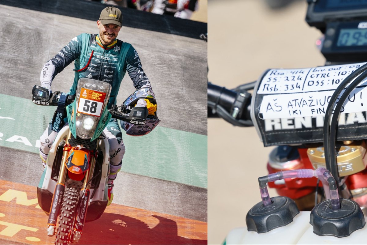 Dakaro naujokas Dovydas Karka po prologo davė sau pažadą