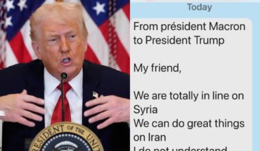 Trumpas paviešino iš Macrono ir NATO vadovo gautas žinutes