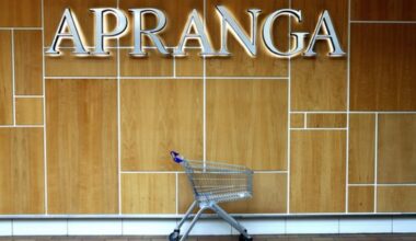 „Aprangos“ grupė 2025-ais mažmeninę metinę apyvartą padidino beveik 5 proc. iki 371 mln. eurų