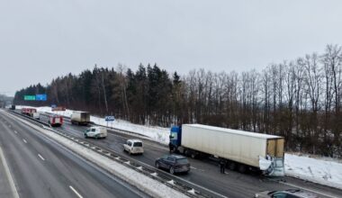 Pranešama apie didelę avariją magistralėje A1, iškviesta Karo policija