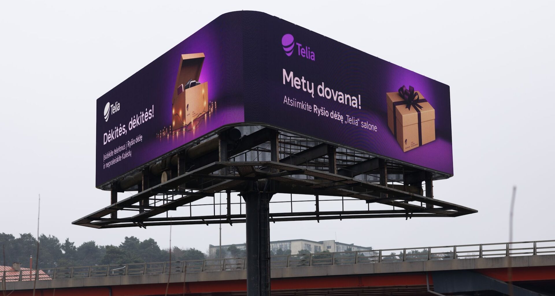 Vilniuje pastatytas didžiausias lauko reklamos ekranas Baltijos šalyse