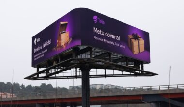 Vilniuje pastatytas didžiausias lauko reklamos ekranas Baltijos šalyse
