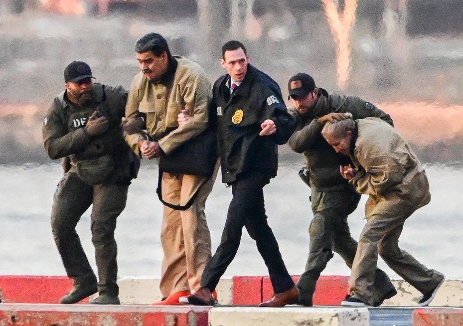 Nicolas Maduro ir jo žmona (nuotr. SCANPIX)