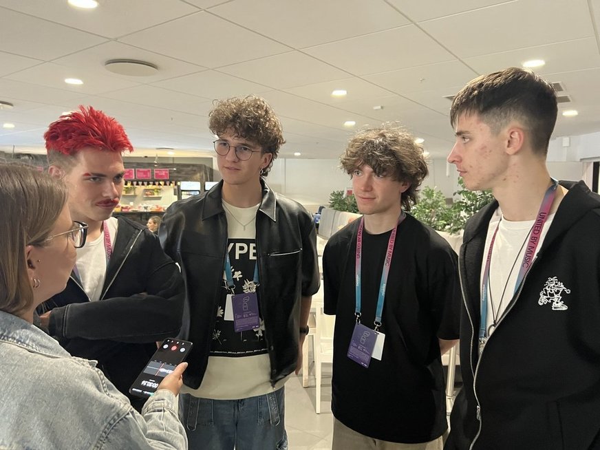 Šokėjas Arnas Ginevičius „Eurovizijoje“ (nuotr. TV3)