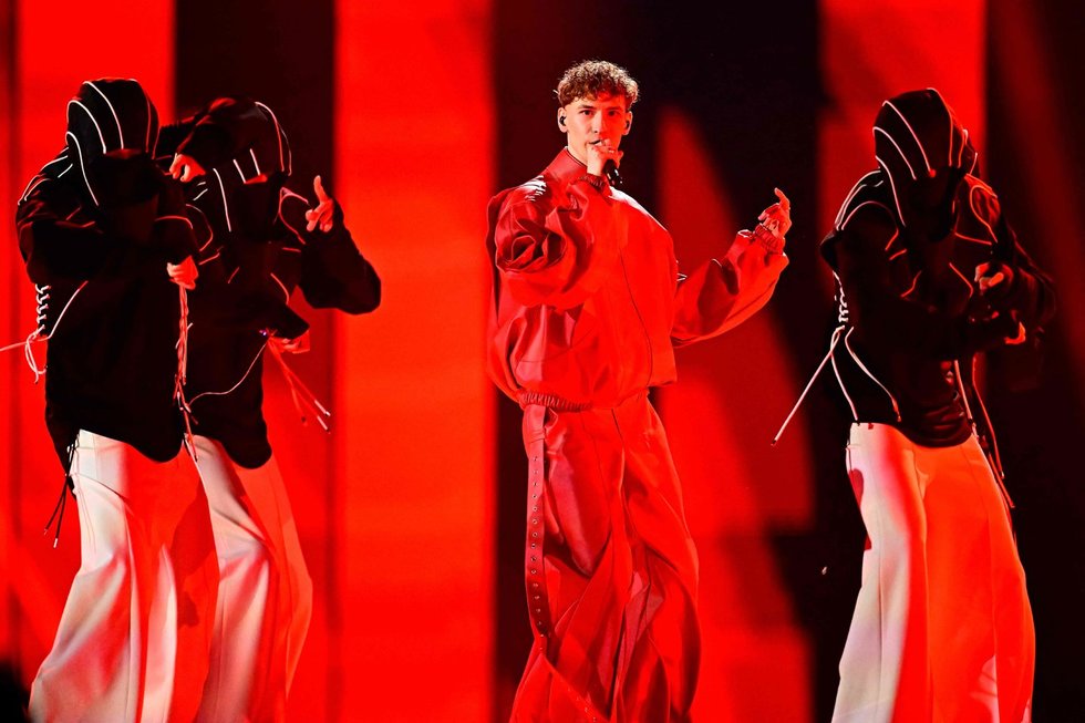 Šokėjas Arnas Ginevičius „Eurovizijoje“ (nuotr. SCANPIX)